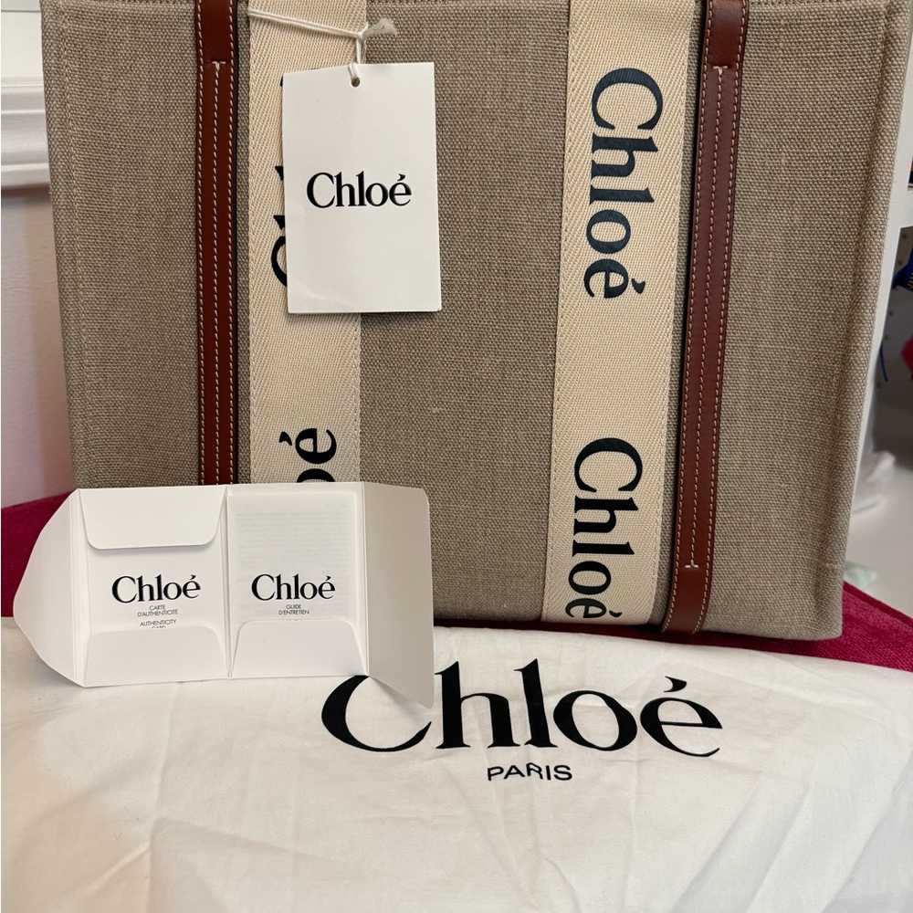 Chloe woody tote medium